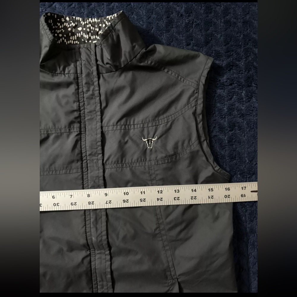 Peter‎ Millar Mens E4 Wind Reversible Full Zip Vest Black White Size Xsmall - Picture 11 of 13